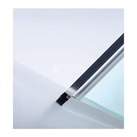 Curved Semi-Frame Double Sliding Door 6mm Glass 790-1000x1900mm ,