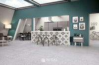 Terrazzo Look Tile Opimo Light Grey Matt 600X600 ,