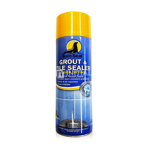 Sure Seal Sealants Quick Drying Grout & Tile Aerosol Sealer 300g ,