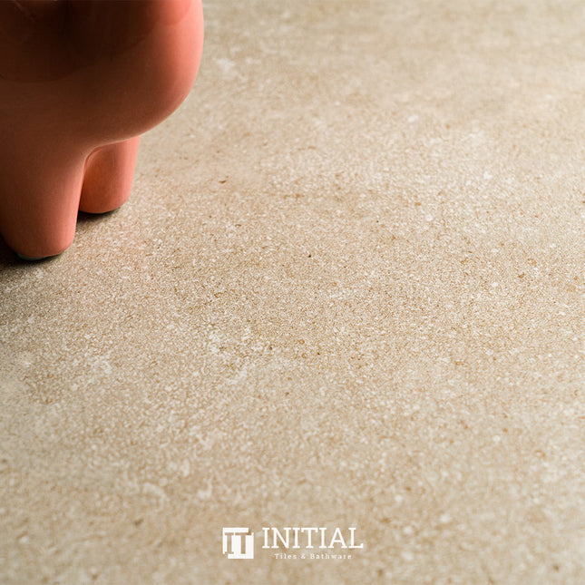 Concrete Look Kitchen Floor Tile Solid Beige Matt 450X450 ,