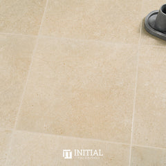 Concrete Look Kitchen Floor Tile Solid Beige Matt 450X450 ,