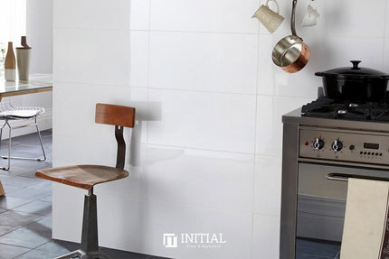 Bathroom Wall Tile White Rectified Polished Ceramic Tile 300X600 ,