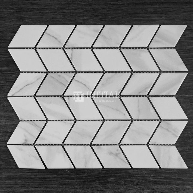 Feature Mosaic Persian Carrara Look Mosaic Rhombus Matt 305X266 ,