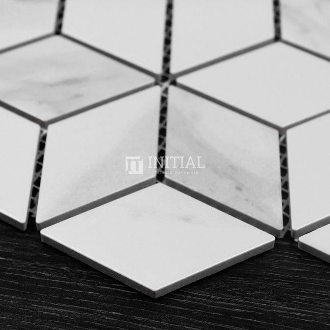 Feature Mosaic Persian Carrara Look Mosaic Cube Matt 266X305 ,