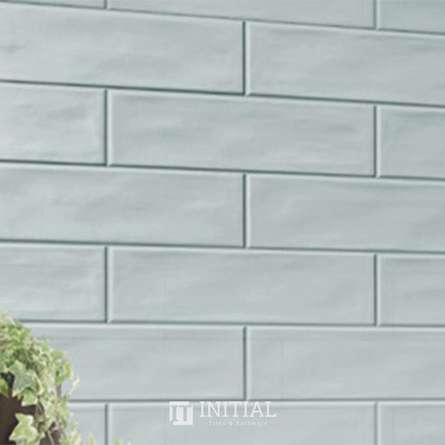 Subway Tile Marshmallow Blue Gloss 75X300 ,