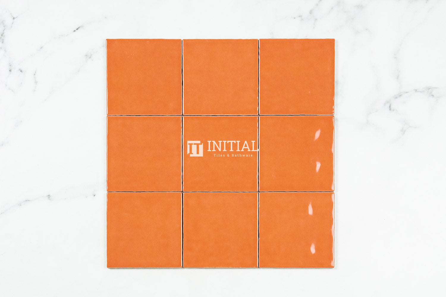 Subway Tile Retro Orange Gloss 120X120 ,