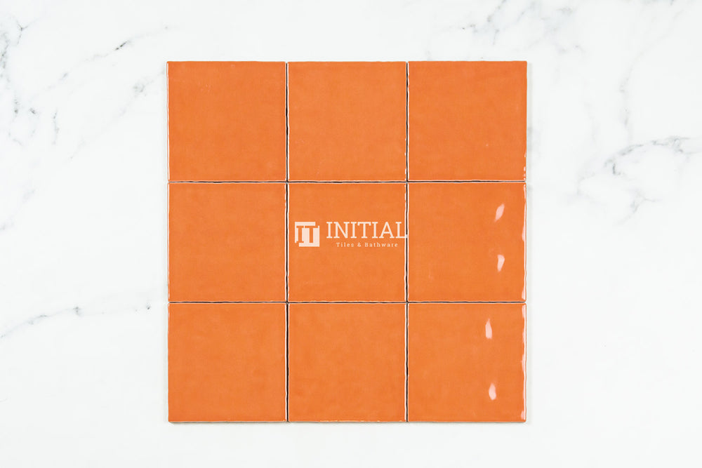 Subway Tile Retro Orange Gloss 120X120 ,