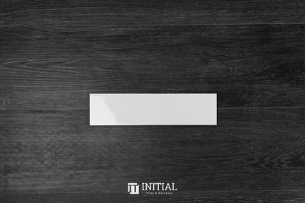 Beautiful Gloss White Bathroom Feature Tile 75X300 ,