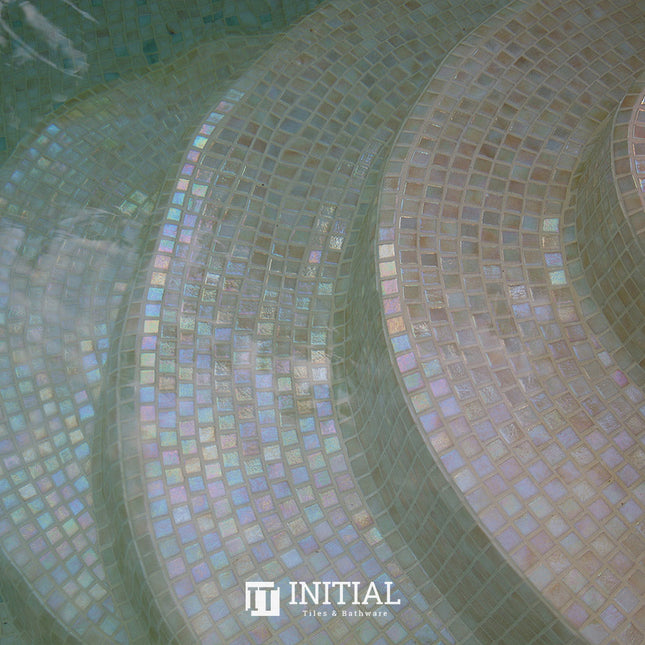 Swimming Pool Mosaic Ezzari Iris Pearl Beige ,