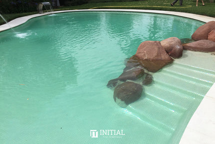 Swimming Pool Mosaic Ezzari Iris Pearl Beige ,