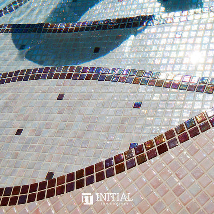Swimming Pool Mosaic Ezzari Iris Pearl Bronze ,