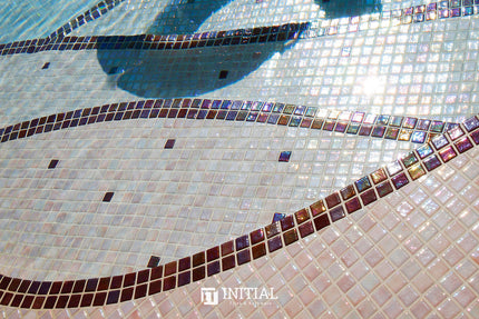 Swimming Pool Mosaic Ezzari Iris Pearl Bronze ,