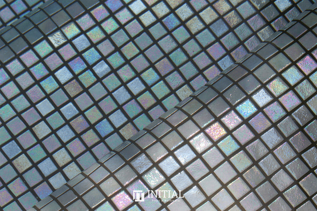 Swimming Pool Mosaic Ezzari Iris Pearl Light Grey ,