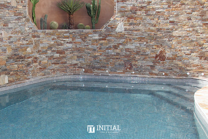 Swimming Pool Mosaic Ezzari Iris Pearl Light Grey ,