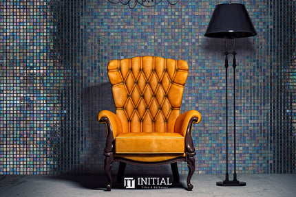 Swimming Pool Mosaic Ezzari Iris Pearl Black ,