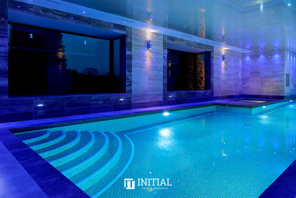 Swimming Pool Mosaic Ezzari Iris Pearl Terra Green ,