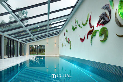Swimming Pool Mosaic Ezzari Iris Pearl Jade Green ,