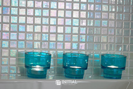 Swimming Pool Mosaic Ezzari Iris Pearl White ,