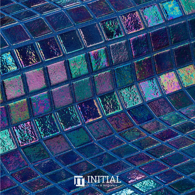 Swimming Pool Mosaic Ezzari Iris Pearl Royal Blue ,