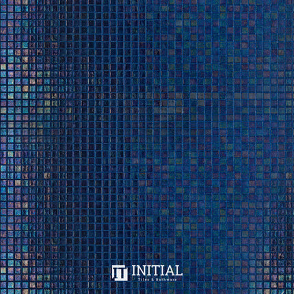 Swimming Pool Mosaic Ezzari Iris Pearl Royal Blue ,