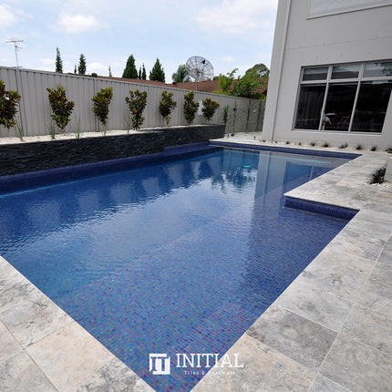 Swimming Pool Mosaic Ezzari Iris Pearl Royal Blue ,