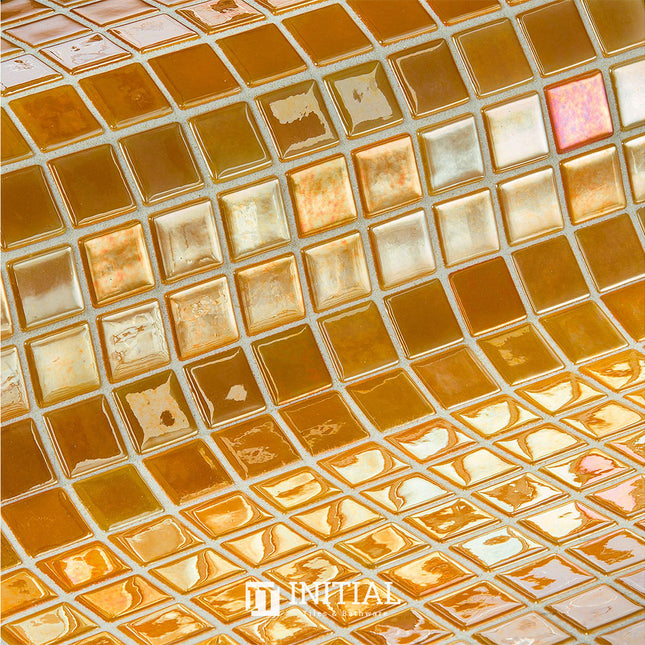 Swimming Pool Mosaic Ezzari Metallica Yellow ,