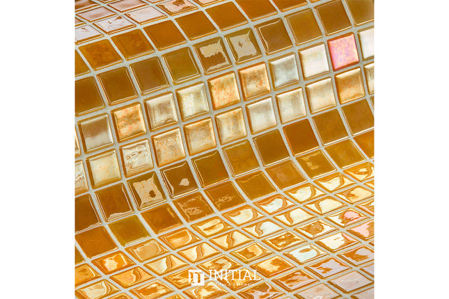 Swimming Pool Mosaic Ezzari Metallica Yellow ,