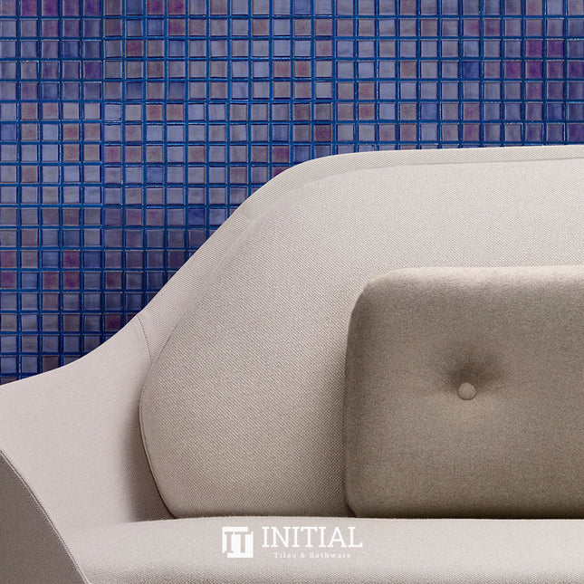 Swimming Pool Mosaic Ezzari Metallica Royal Blue ,