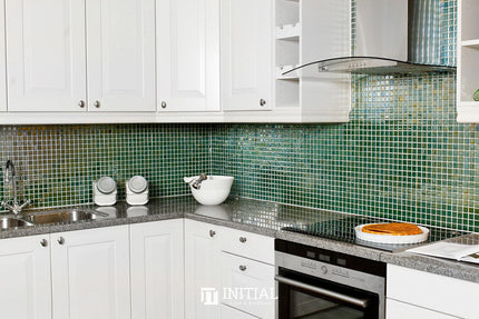 Swimming Pool Mosaic Ezzari Metallica Dark Green ,