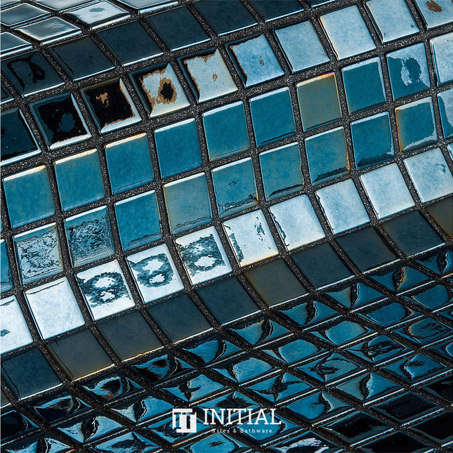 Swimming Pool Mosaic Ezzari Metallica Black ,