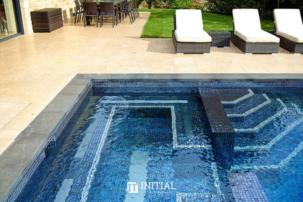Swimming Pool Mosaic Ezzari Metallica Black ,