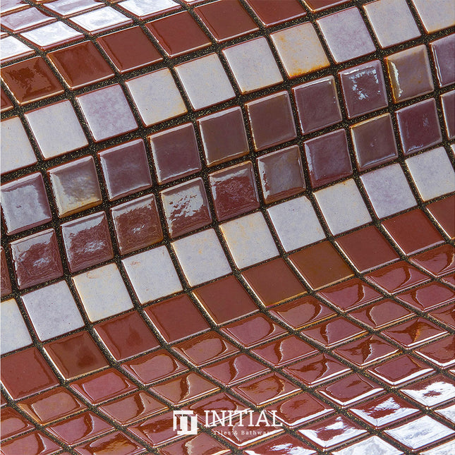 Swimming Pool Mosaic Ezzari Metallica Brown ,