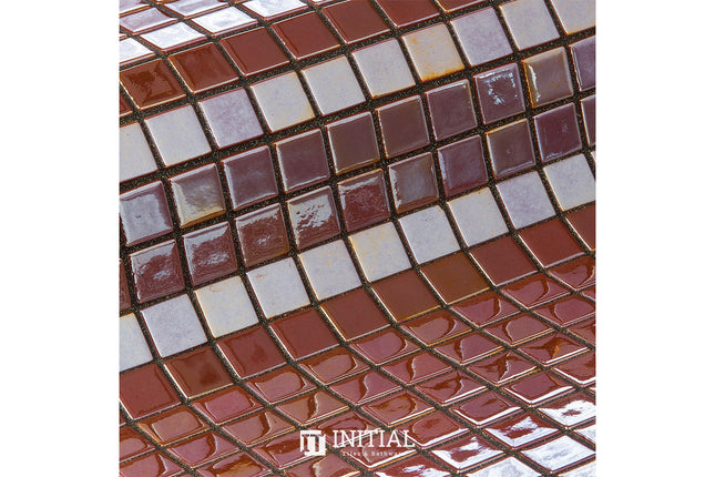 Swimming Pool Mosaic Ezzari Metallica Brown ,