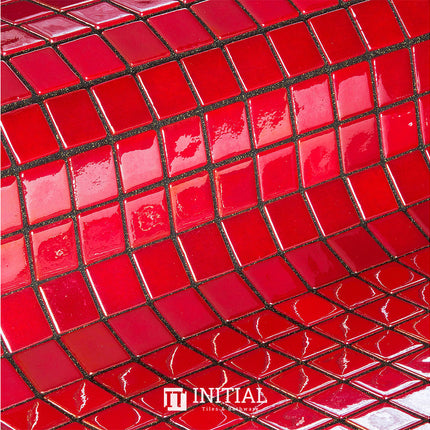 Swimming Pool Mosaic Ezzari Metallica Red ,