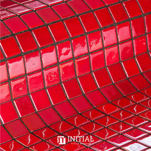 Swimming Pool Mosaic Ezzari Metallica Red ,