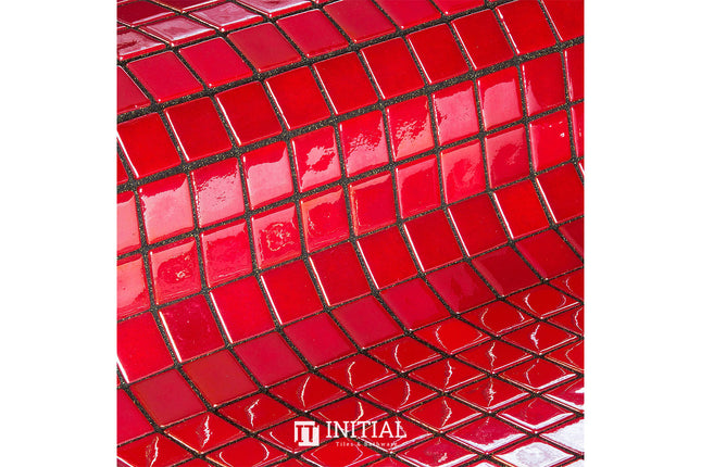 Swimming Pool Mosaic Ezzari Metallica Red ,