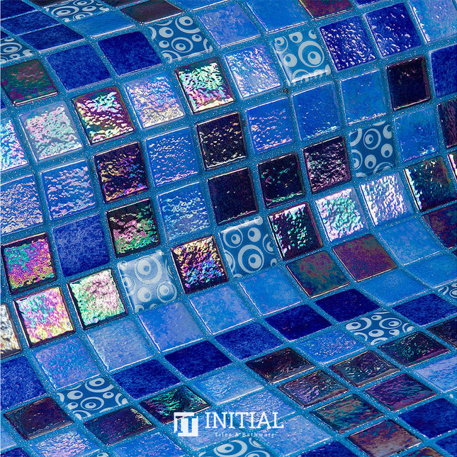 Swimming Pool Mosaic Ezzari Topping Blueberries ,