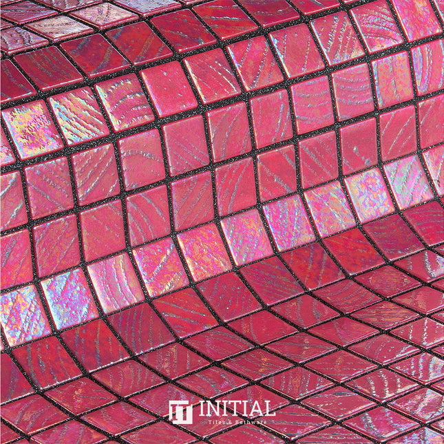 Swimming Pool Mosaic Ezzari Vulcano Lava Red ,