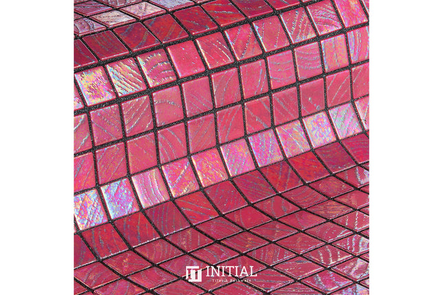 Swimming Pool Mosaic Ezzari Vulcano Lava Red ,