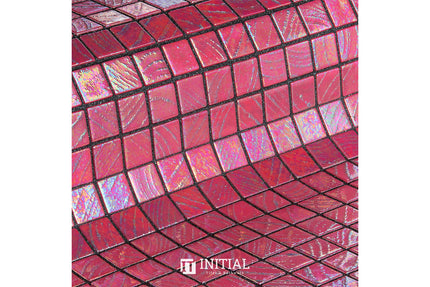 Swimming Pool Mosaic Ezzari Vulcano Lava Red ,
