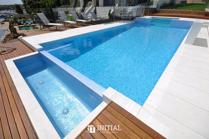 Swimming Pool Mosaic Ezzari Vulcano Lava Pale Blue ,