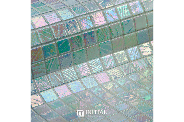 Swimming Pool Mosaic Ezzari Vulcano Lava Pearl White ,