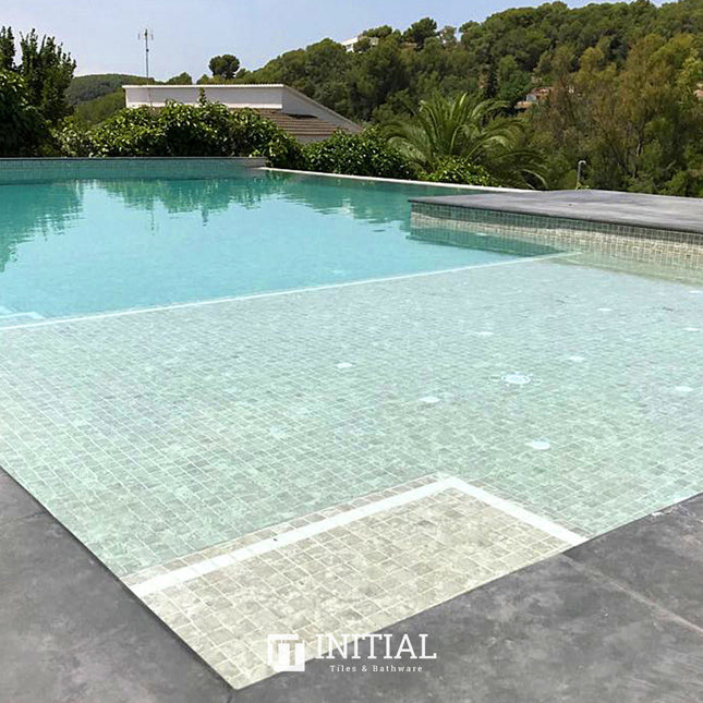 Swimming Pool Mosaic Ezzari Zen Mottled Ash ,