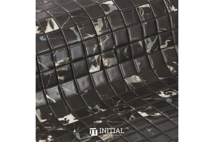 Swimming Pool Mosaic Ezzari Zen Black & White Marbling ,