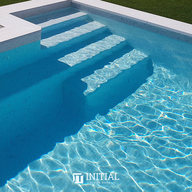 Swimming Pool Mosaic Ezzari Zen Off White Marbling ,