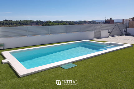 Swimming Pool Mosaic Ezzari Zen Off White Marbling ,