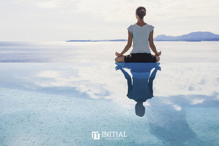 Swimming Pool Mosaic Ezzari Zen Off White Marbling ,