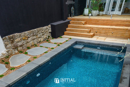 Swimming Pool Mosaic Ezzari Zen Blue & Grey Marbling ,