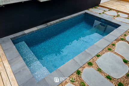 Swimming Pool Mosaic Ezzari Zen Blue & Grey Marbling ,