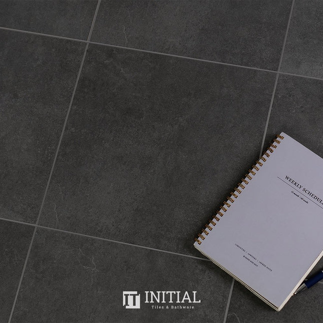 Concrete Look Tile Cuba Charcoal Matt 300X600 ,